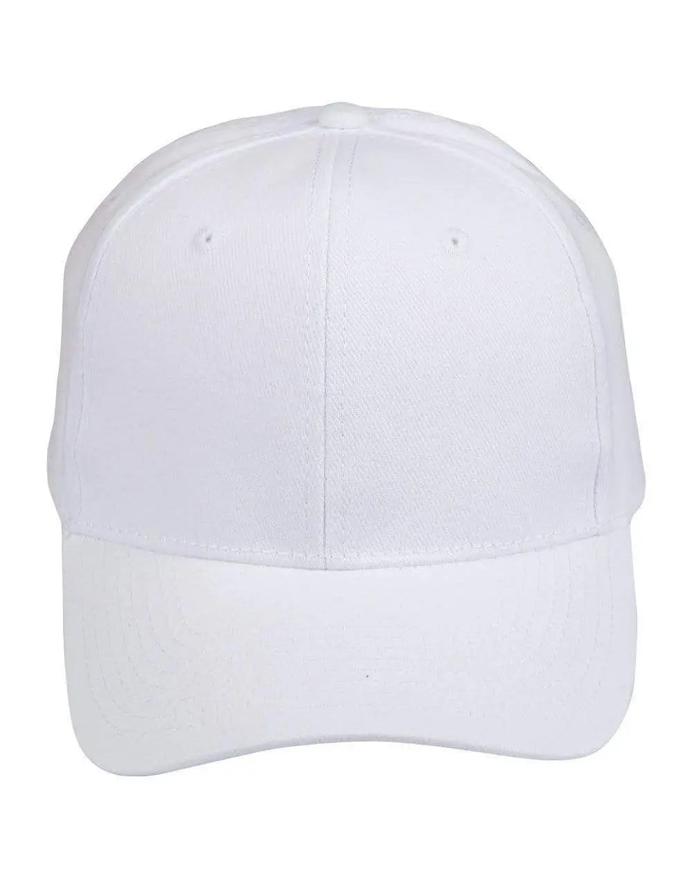 Heavy Brushed Cotton Cap Ch01 Active Wear Winning Spirit White One size